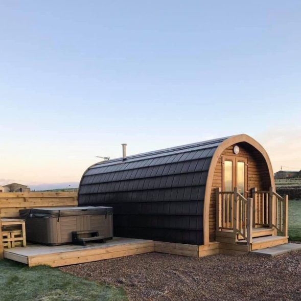 one night getaway to the Cairn campster pods for 2 people