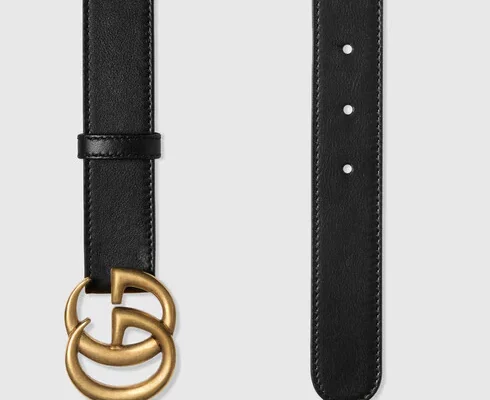 Genuine Gucci Leather belt with double G buckle (or £350 cash alternative)