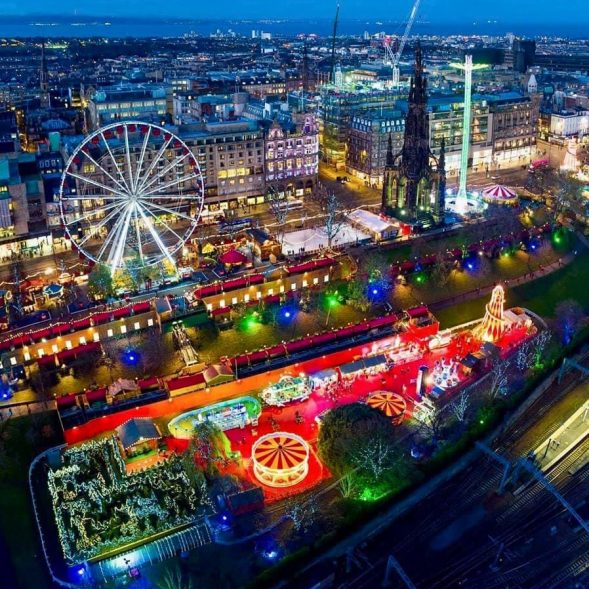 5 * EDINBURGH XMAS MINI BREAK FOR 2 & £500 SPENDING MONEY