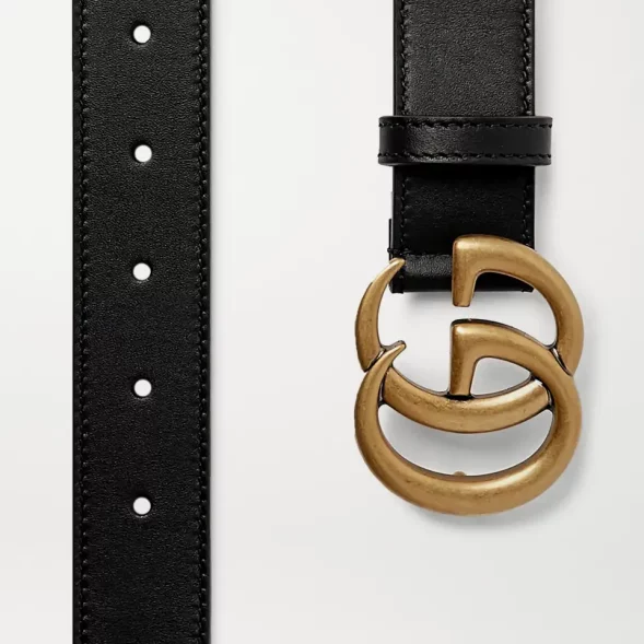 Genuine Gucci Leather belt with double G buckle (or £350 cash alternative)