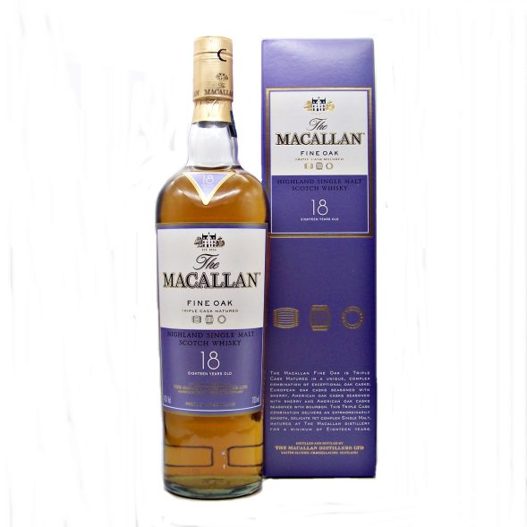 Macallan 18 year old Fine Oak Triple Cask Matured