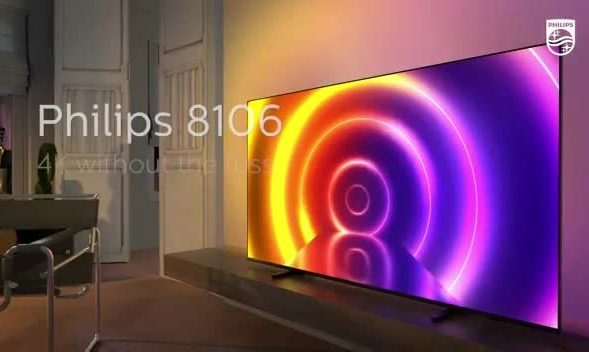Philips 55 “ Smart 4K UHD HDR LED Ambilight TV